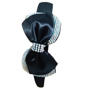 Headband Black With Weary Rhinestone
